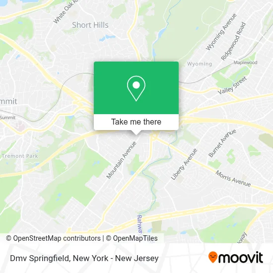 Dmv Springfield map