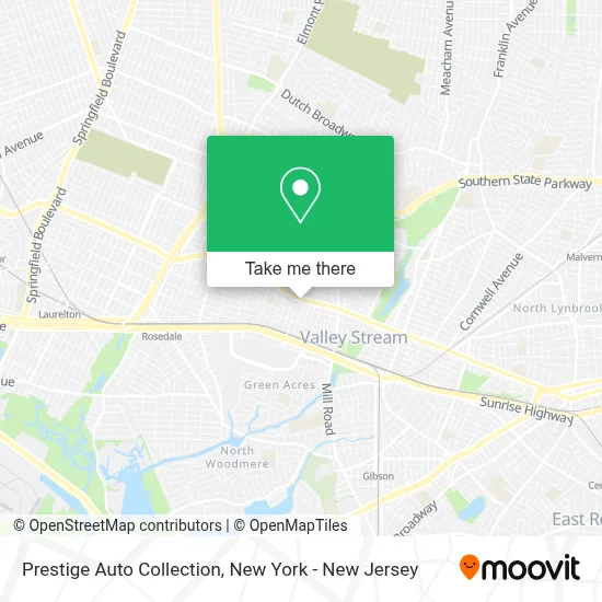 Prestige Auto Collection map