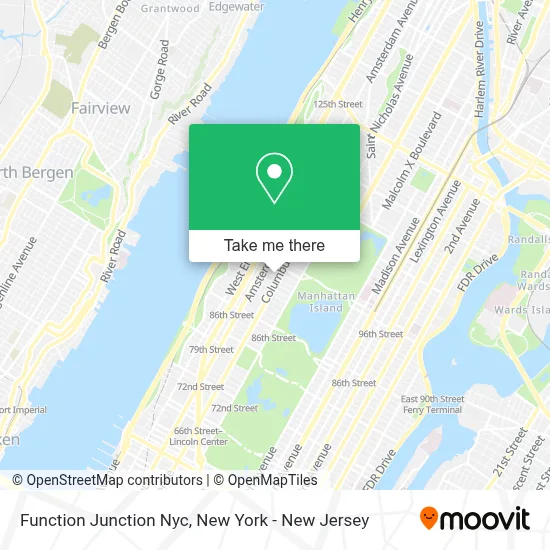 Function Junction Nyc map