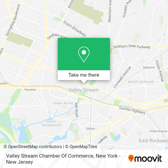 Valley Stream Chamber Of Commerce map