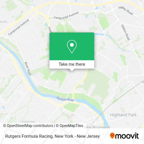 Rutgers Formula Racing map