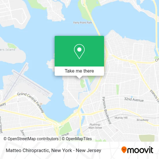 Matteo Chiropractic map