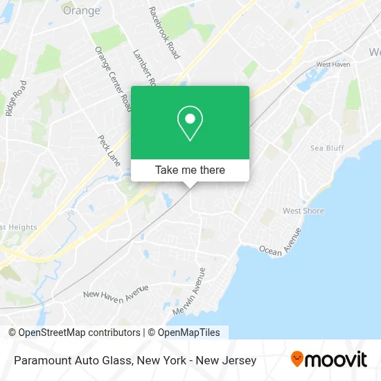 Paramount Auto Glass map