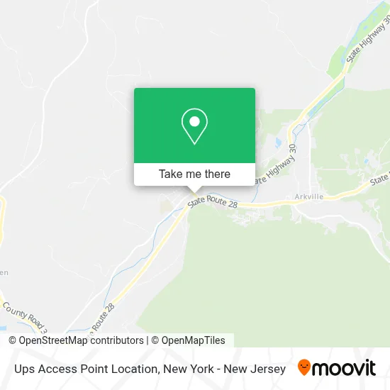 Ups Access Point Location map