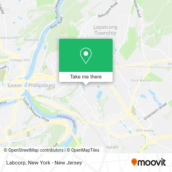 Labcorp map