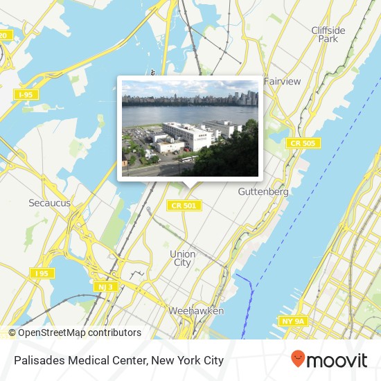 Palisades Medical Center map