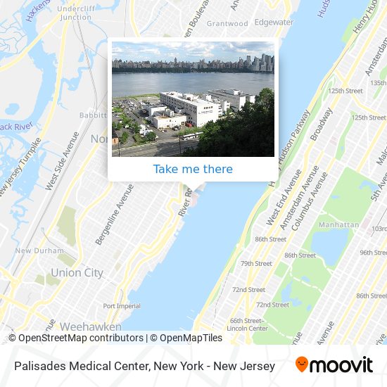 Palisades Medical Center map