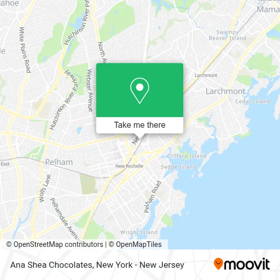 Ana Shea Chocolates map