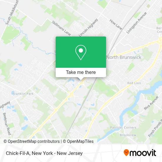 Chick-Fil-A map