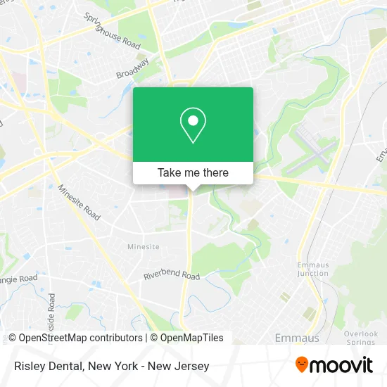 Risley Dental map