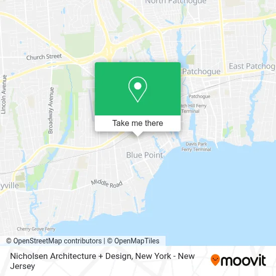 Nicholsen Architecture + Design map