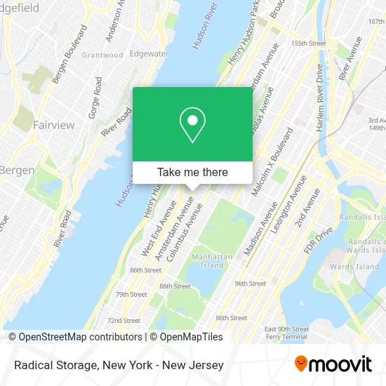 Radical Storage map