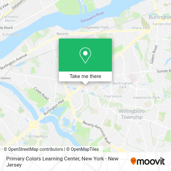 Primary Colors Learning Center map