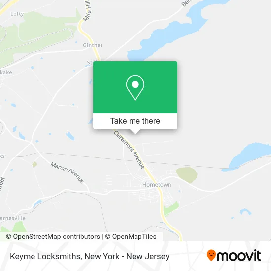 Keyme Locksmiths map