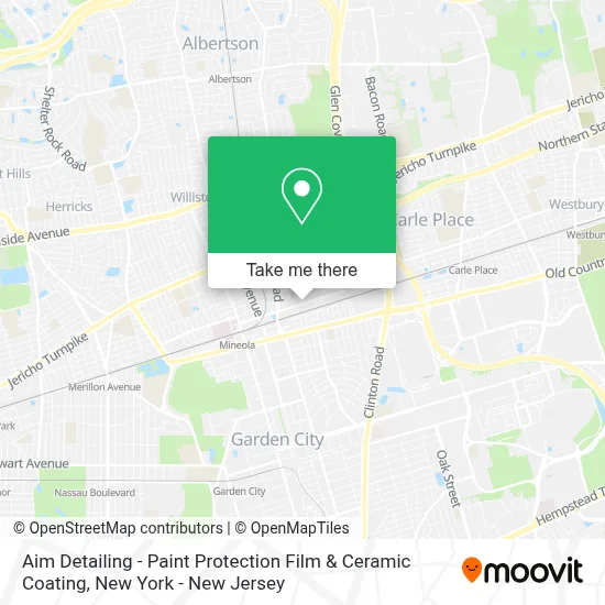 Aim Detailing - Paint Protection Film & Ceramic Coating map