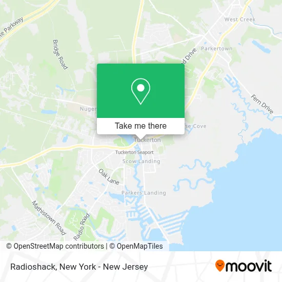 Radioshack map