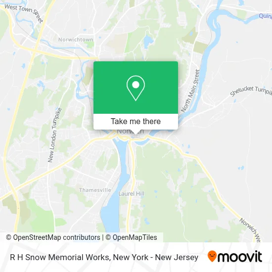 R H Snow Memorial Works map