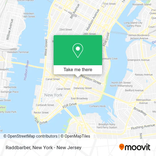 Raddbarber map