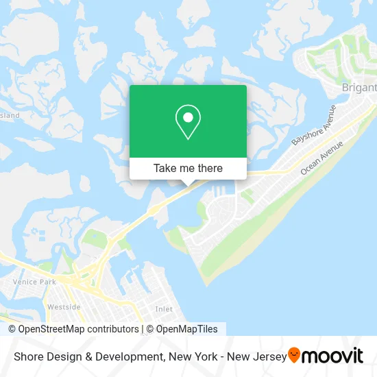 Shore Design & Development map