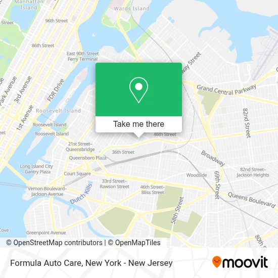 Formula Auto Care map