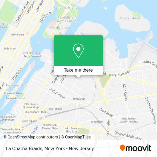 La Chama Braids map