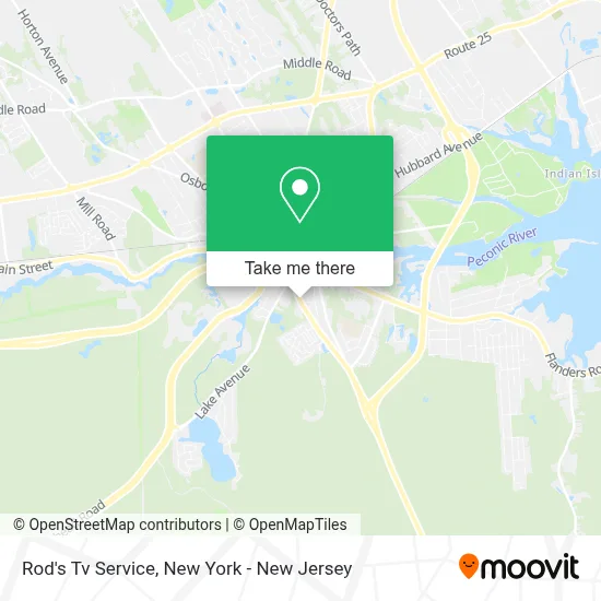 Rod's Tv Service map