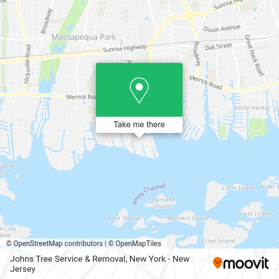 Johns Tree Service & Removal map