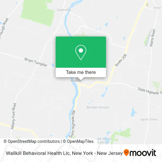 Wallkill Behavioral Health Llc map
