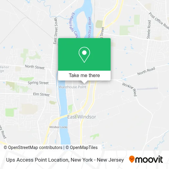 Ups Access Point Location map
