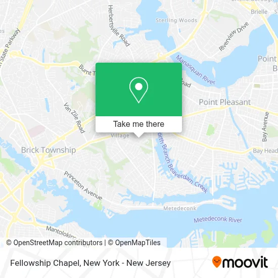 Fellowship Chapel map