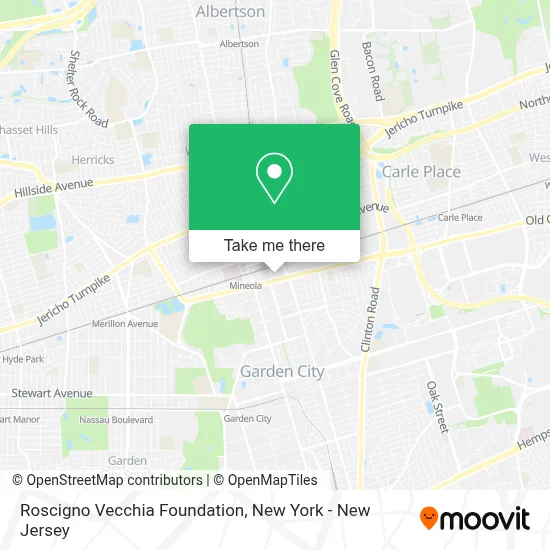 Roscigno Vecchia Foundation map