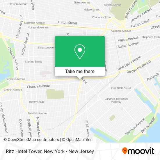Ritz Hotel Tower map