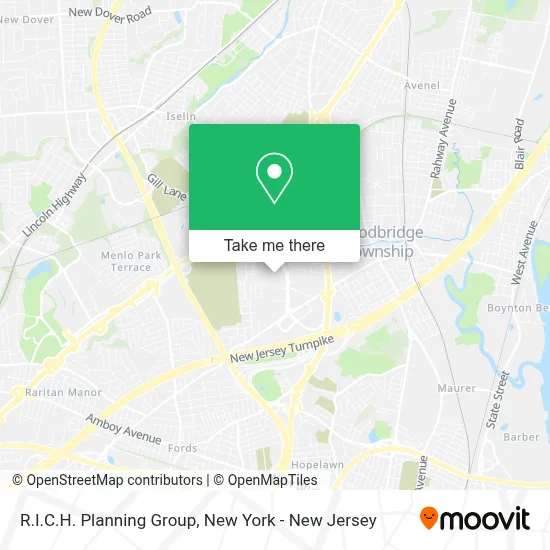 R.I.C.H. Planning Group map