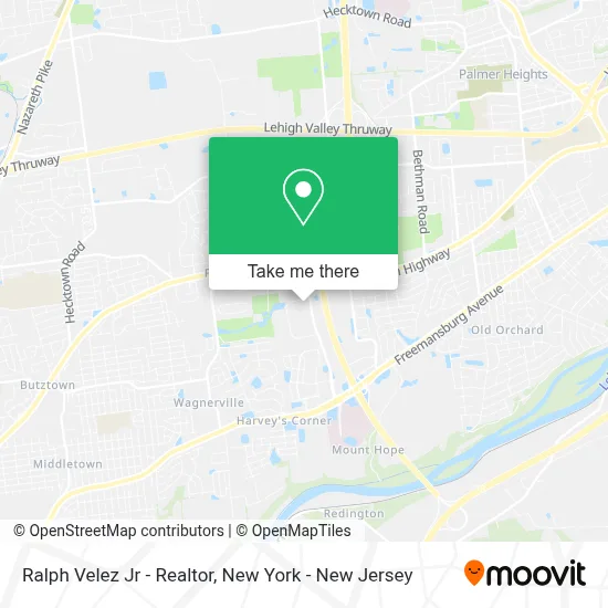 Ralph Velez Jr - Realtor map