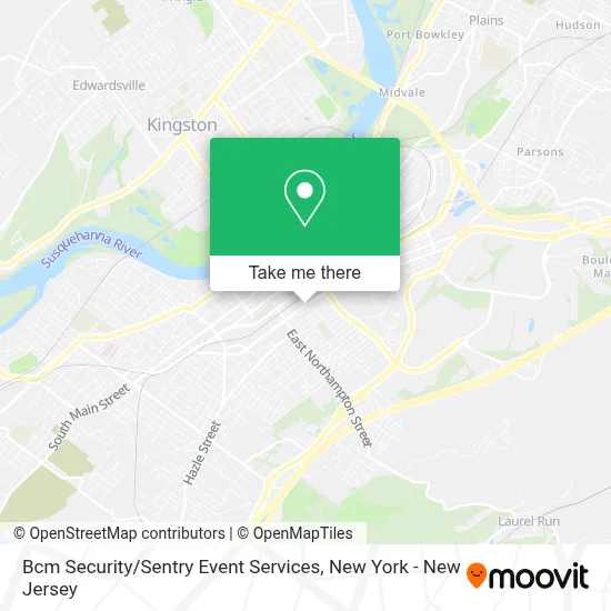 Bcm Security / Sentry Event Services map