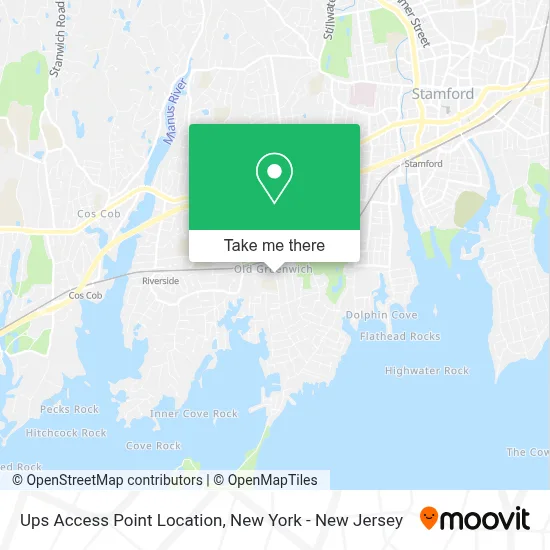 Ups Access Point Location map