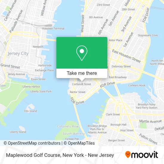 Maplewood Golf Course map