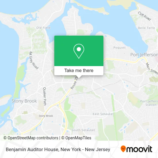Benjamin Auditor House map