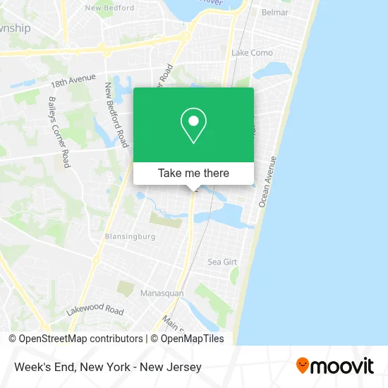 Week's End map