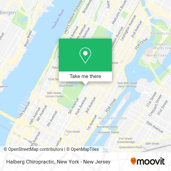Halberg Chiropractic map
