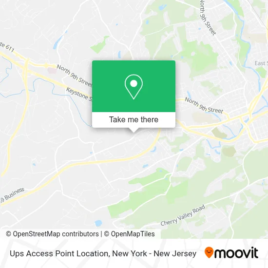 Ups Access Point Location map