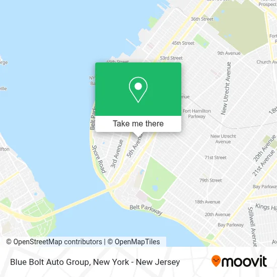 Blue Bolt Auto Group map