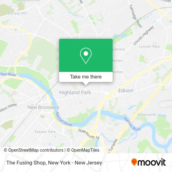 The Fusing Shop map
