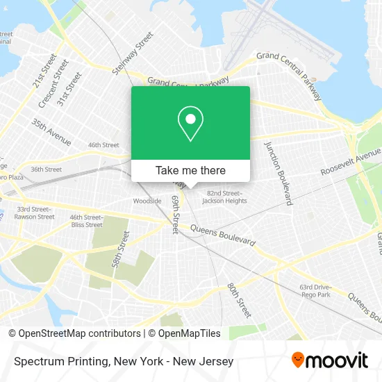 Spectrum Printing map