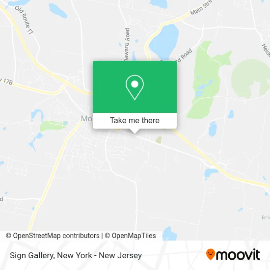 Sign Gallery map