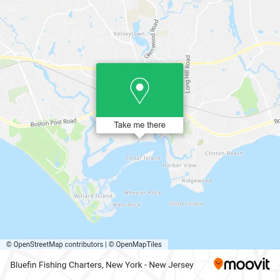Bluefin Fishing Charters map