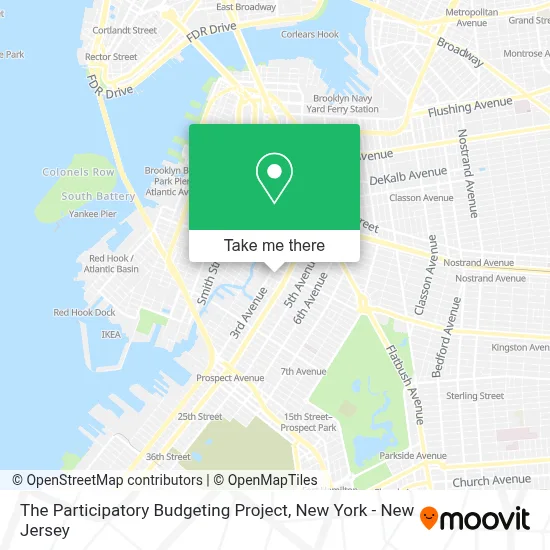 The Participatory Budgeting Project map