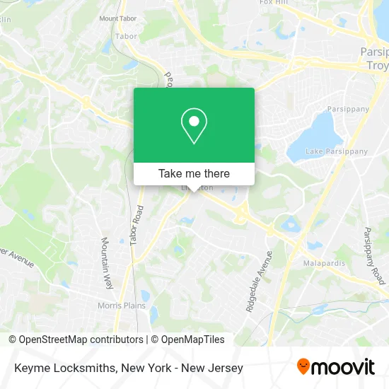 Keyme Locksmiths map