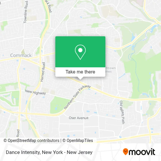 Dance Intensity map