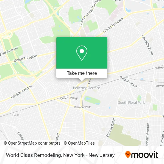 World Class Remodeling map